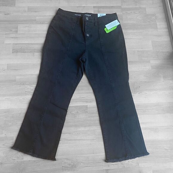 Style & Co Crop High Rise Black Jeans Sz 10P NWT - Picture 4 of 6